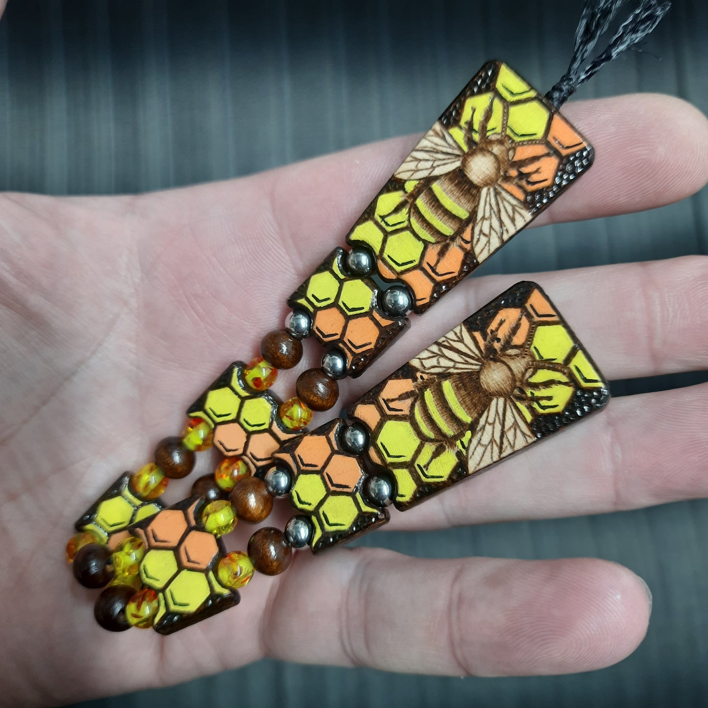 Chetki wooden "The flap of a bee's wing" handmade, rosary,  anti-stress meditation and finger training, worry beads, tzbex