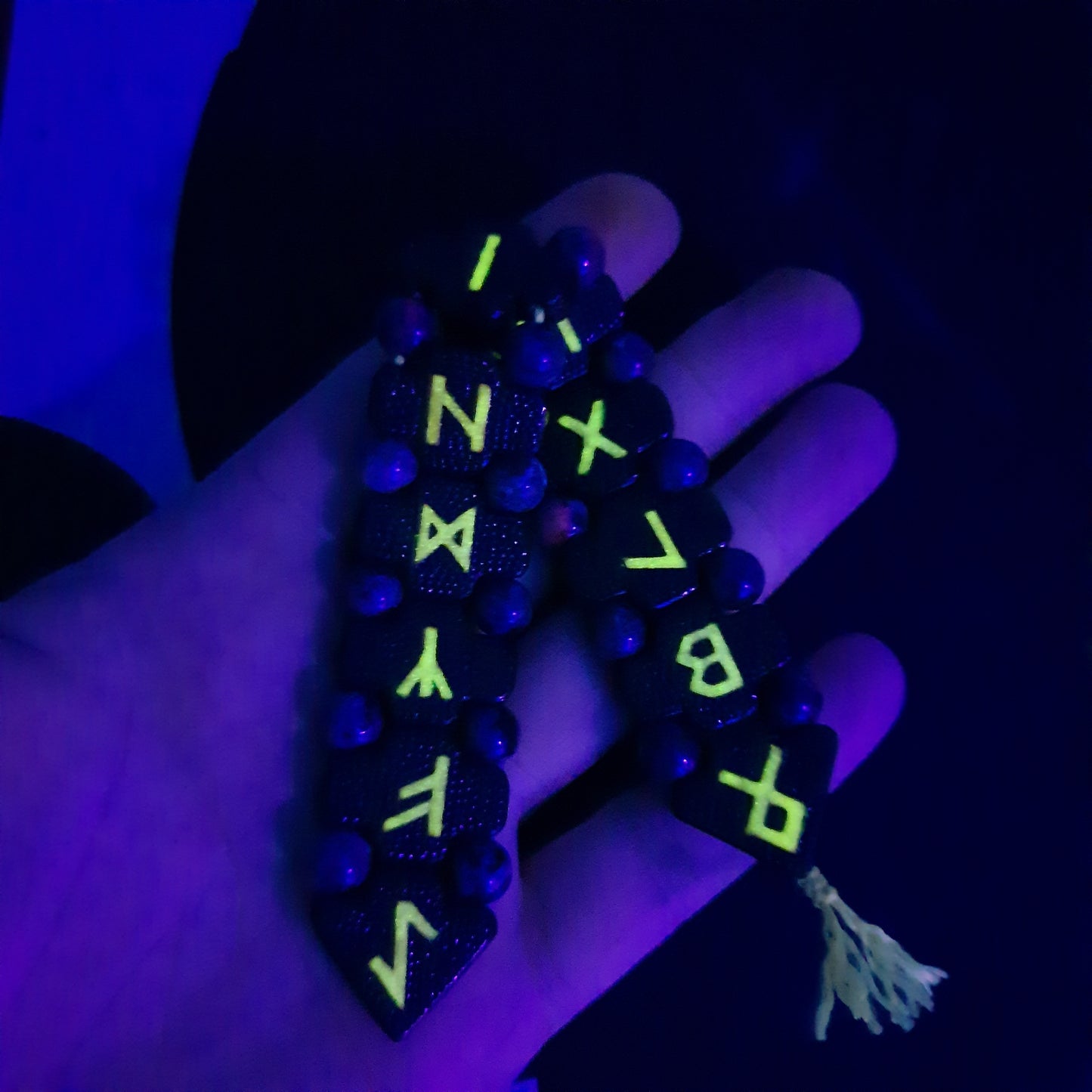 Chetki wooden "Futhark Runes"