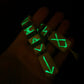 Chetki wooden "Glowing Futhark Runes"