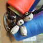 Pocket buddy wooden keychain magnetic "Voodoo doll, two-faced"