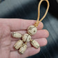 Pocket buddy wooden keychain magnetic "Voodoo doll"