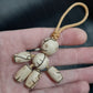 Pocket buddy wooden keychain magnetic "Voodoo doll"