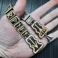 Chetki wooden "The mace of the Futhark" handmade