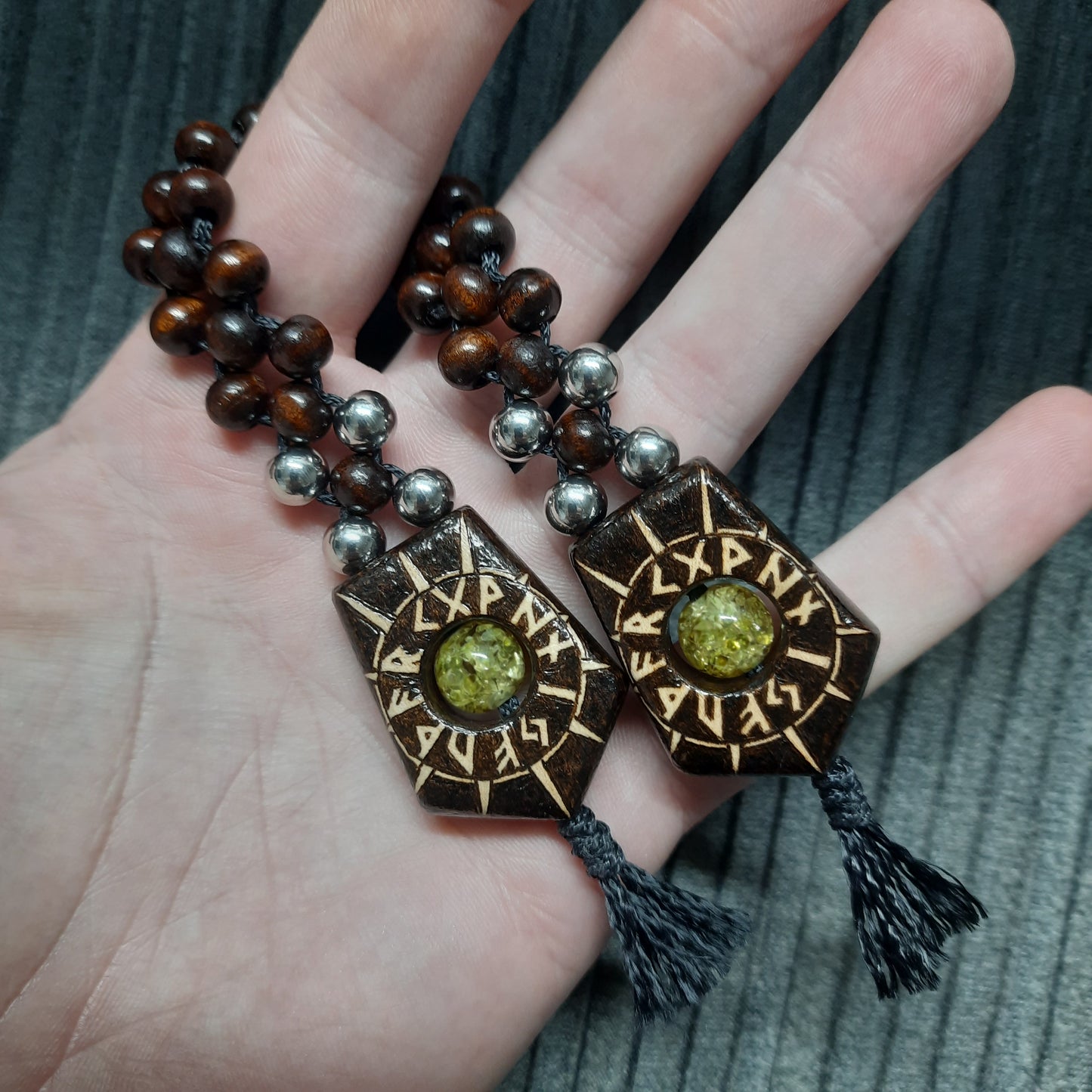 Chetki wooden "Destiny Center" handmade (SCU: 250527)