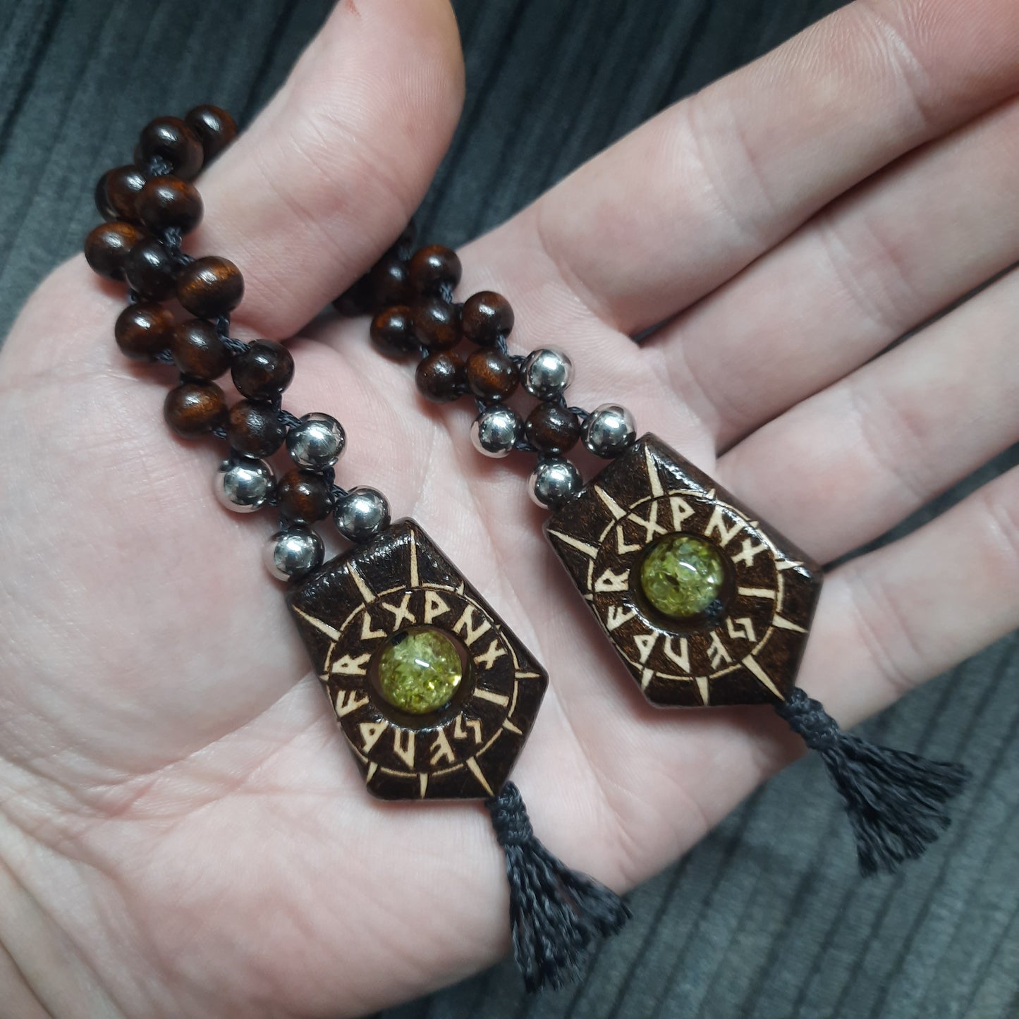 Chetki wooden "Destiny Center" handmade (SCU: 250527)