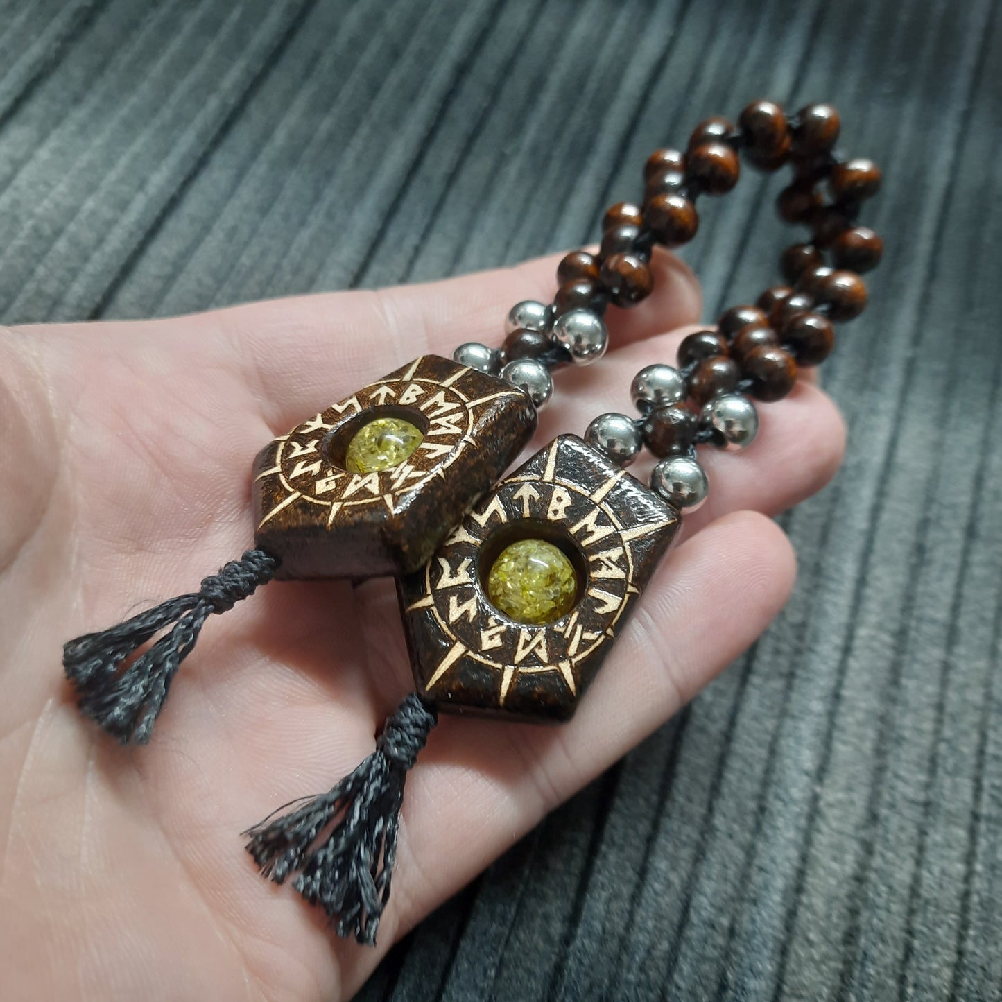 Chetki wooden "Destiny Center" handmade (SCU: 250527)