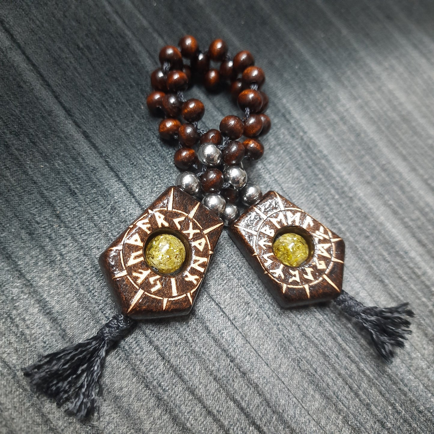 Chetki wooden "Destiny Center" handmade (SCU: 250527)