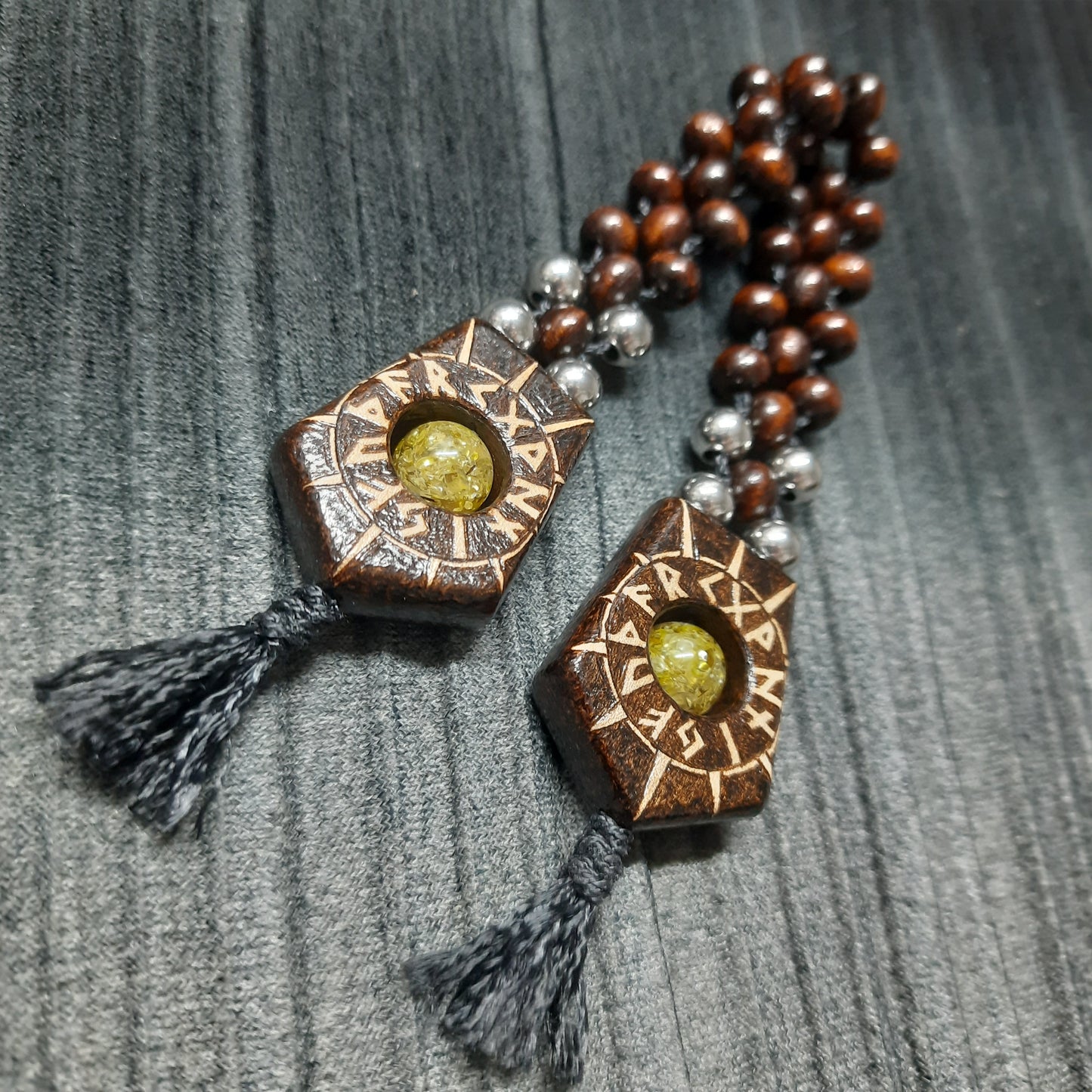 Chetki wooden "Destiny Center" handmade (SCU: 250527)