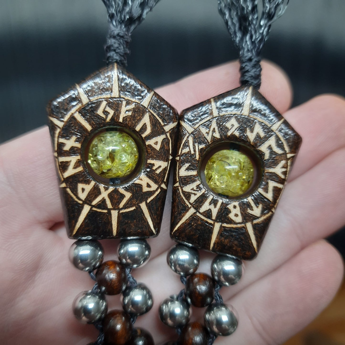 Chetki wooden "Destiny Center" handmade (SCU: 250527)