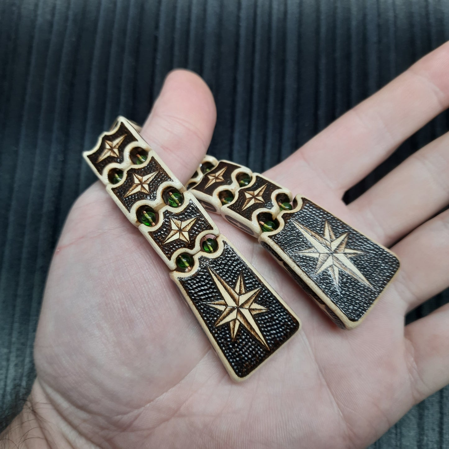 Chetki wooden "Wind rose" handmade (SCU: 250613)