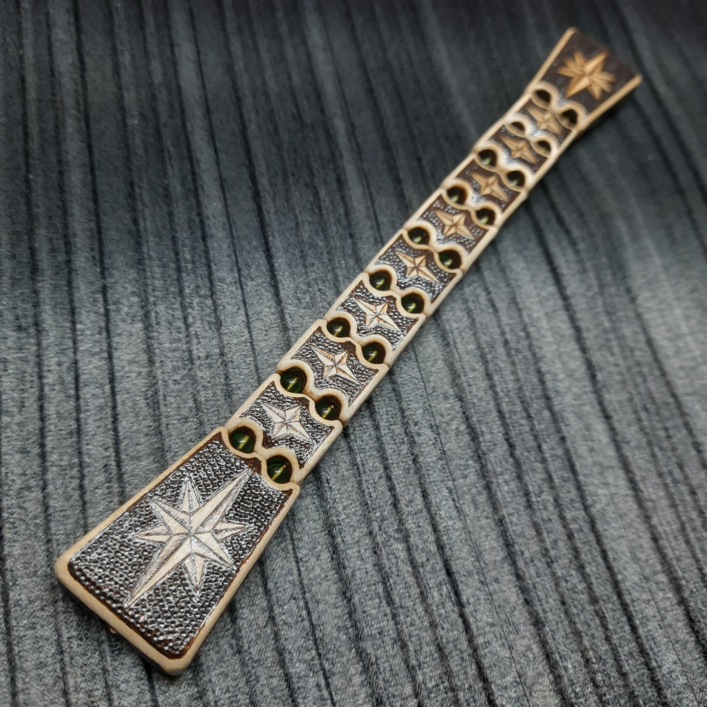 Chetki wooden "Wind rose" handmade (SCU: 250613)