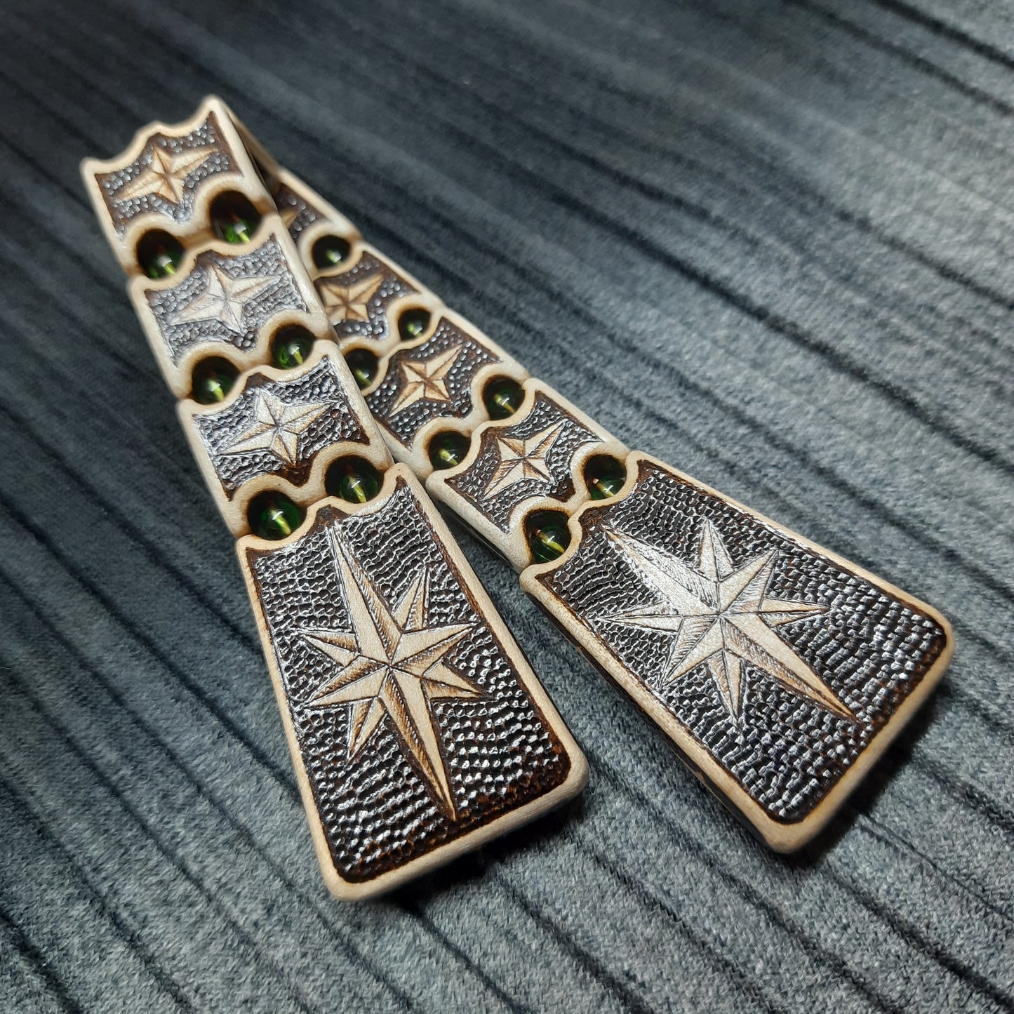 Chetki wooden "Wind rose" handmade (SCU: 250613)