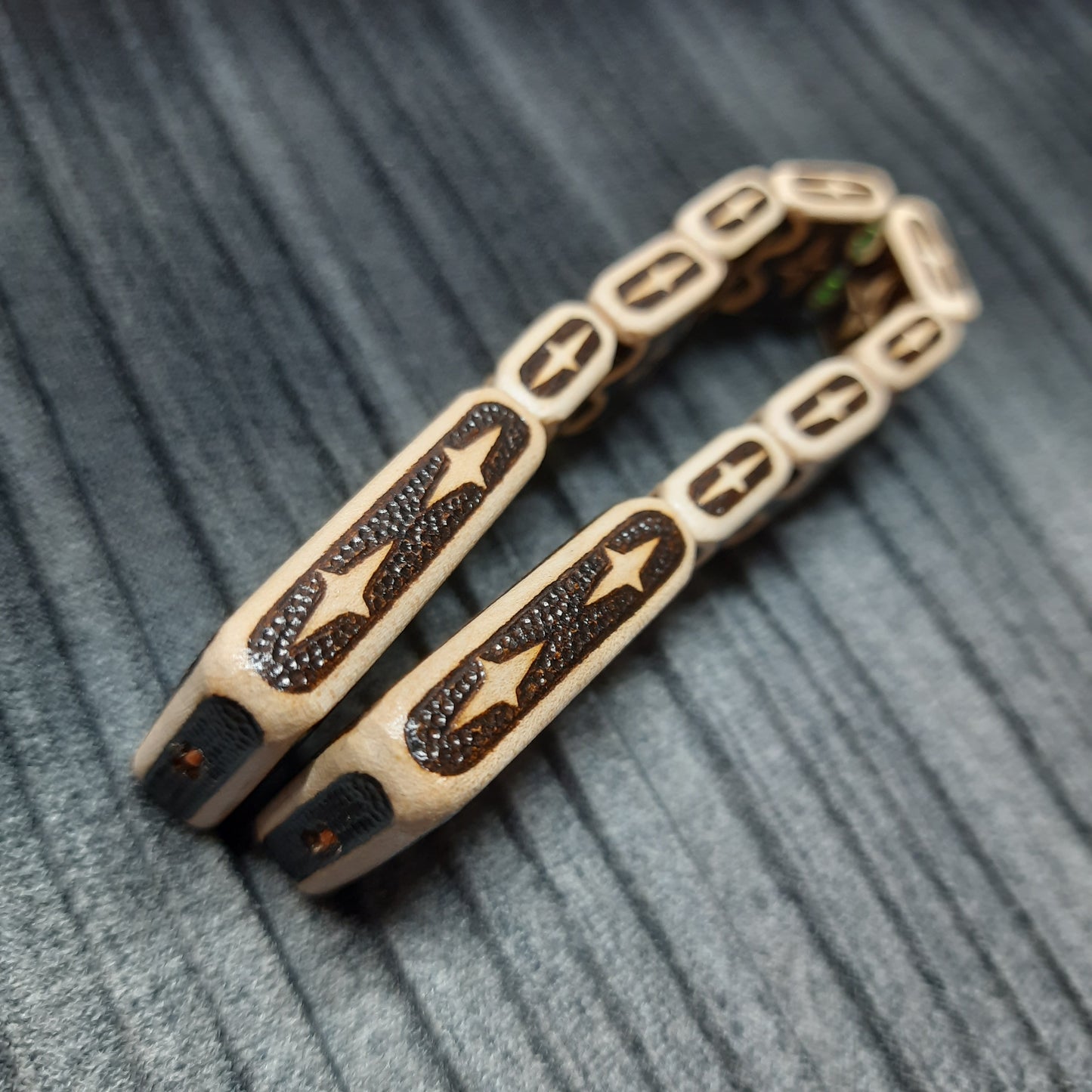 Chetki wooden "Wind rose" handmade (SCU: 250613)