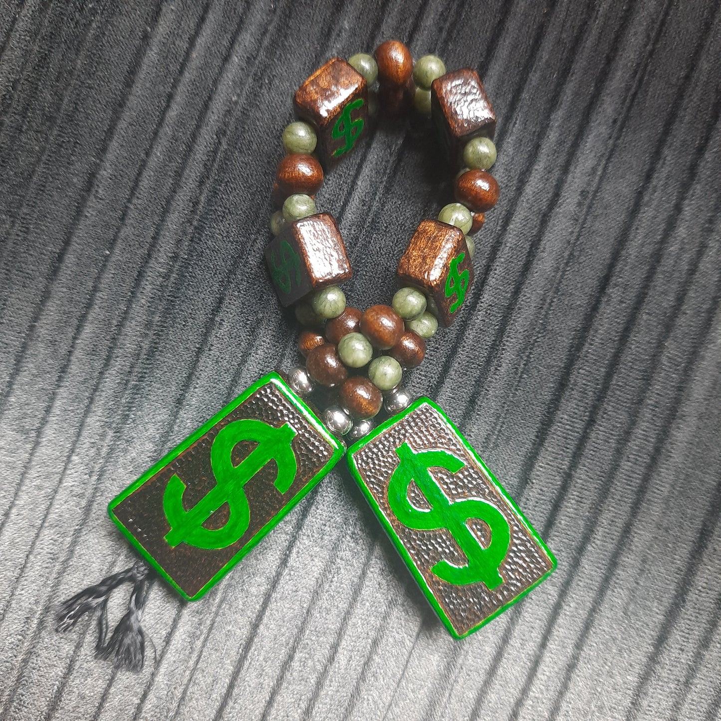 Chetki wooden "Dollar Luck" handmade