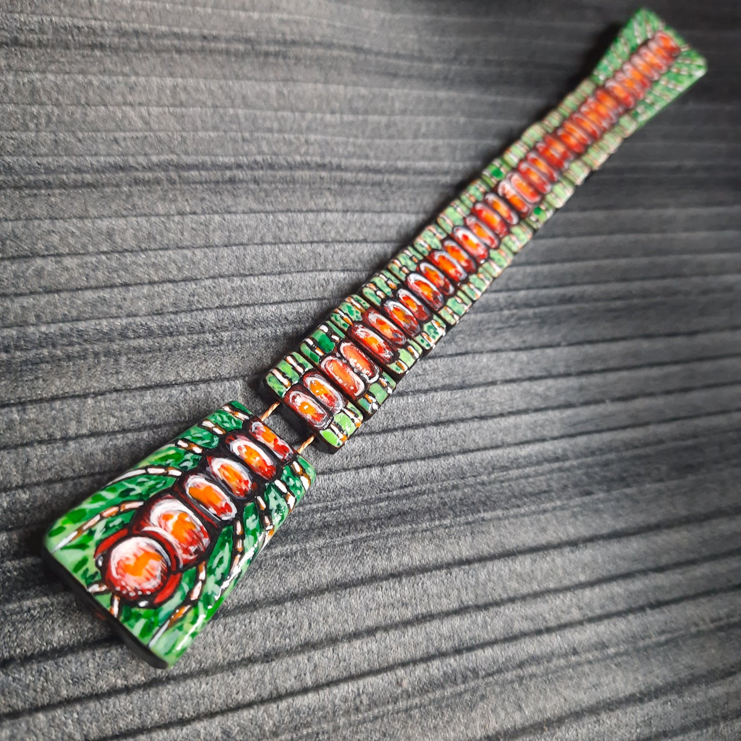 Chetki wooden "Scolopendra" handmade