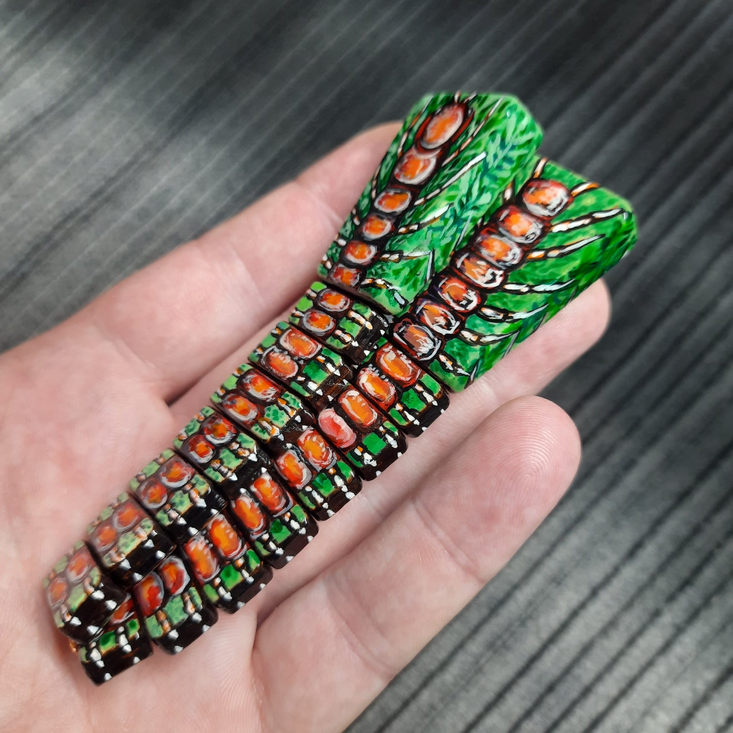 Chetki wooden "Scolopendra" handmade