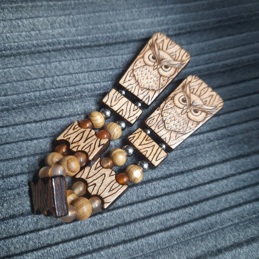Chetki wooden "Owl" handmade