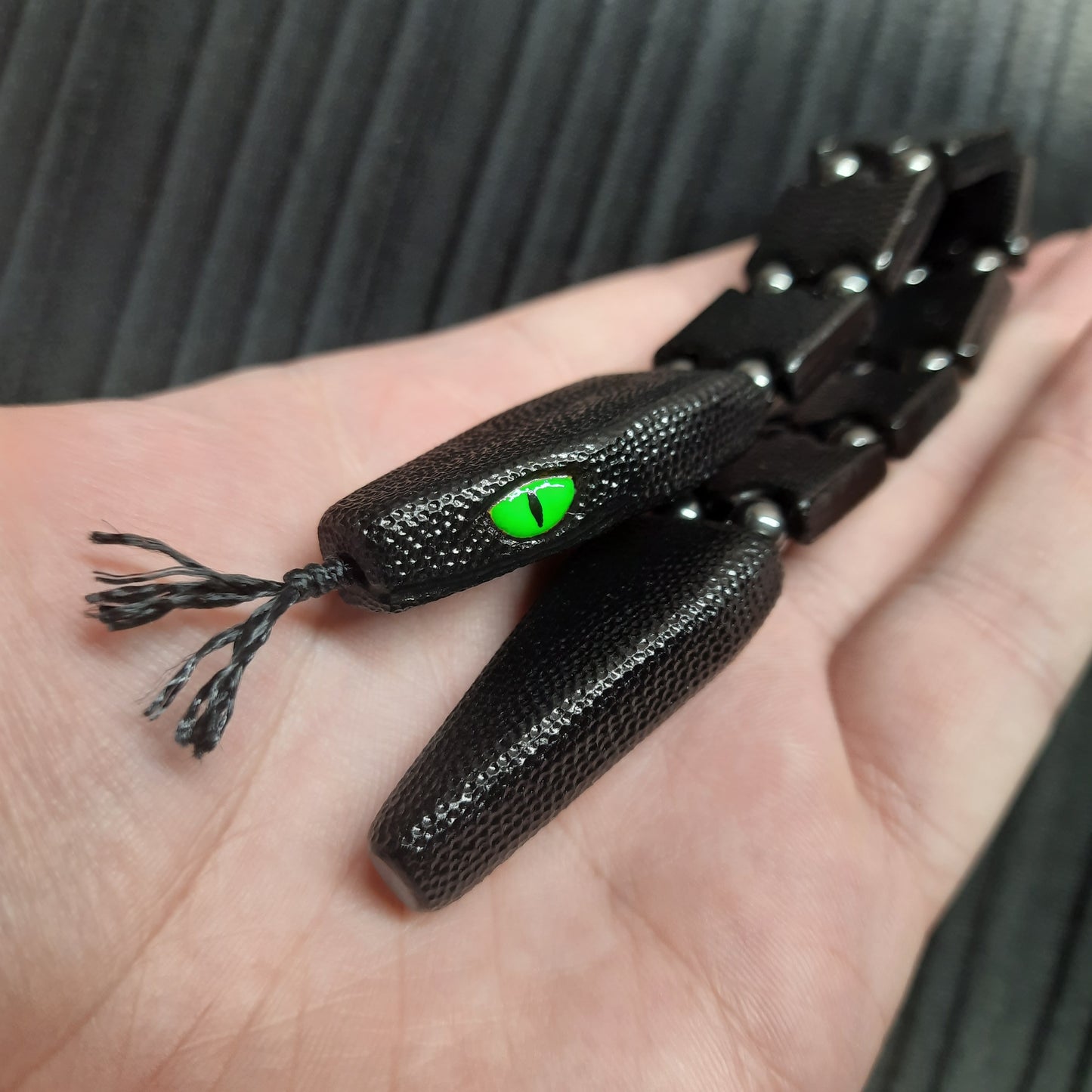 Chetki wooden "Black snake" v2, handmade