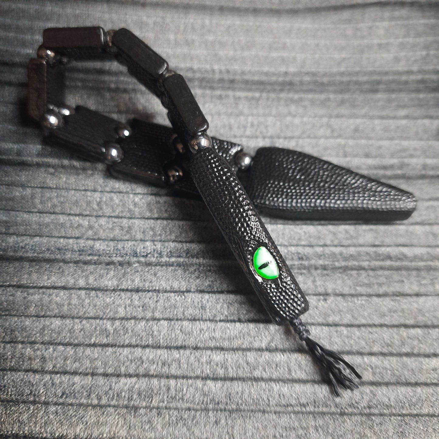 Chetki wooden "Black snake" v2, handmade