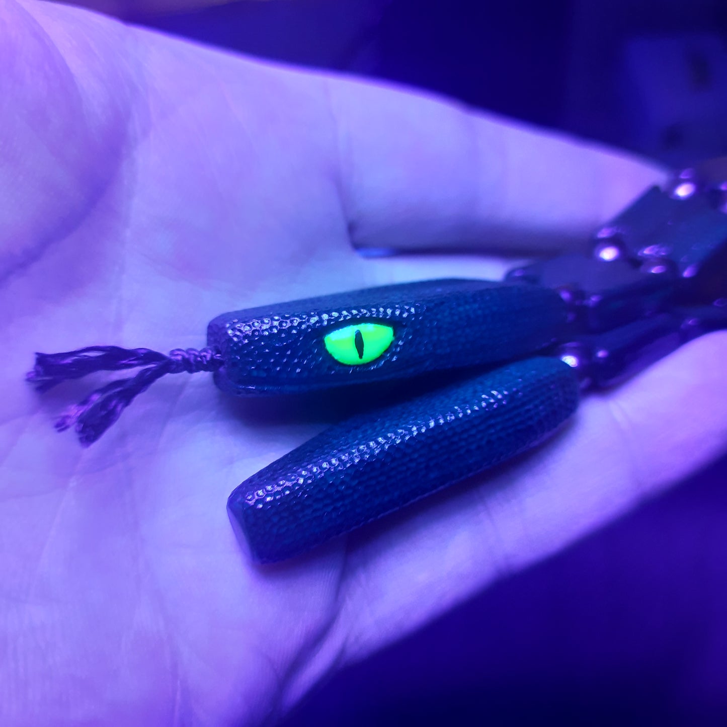 Chetki wooden "Black snake" v2, handmade