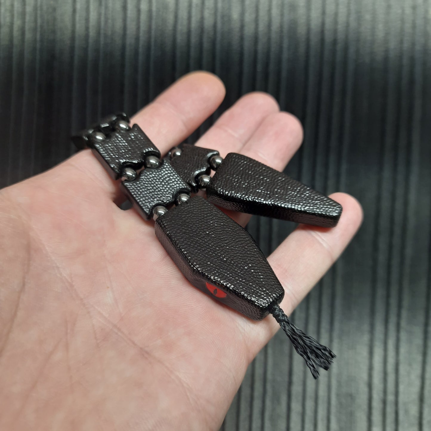 Chetki wooden "Black snake" v3, handmade (SCU: 250902)