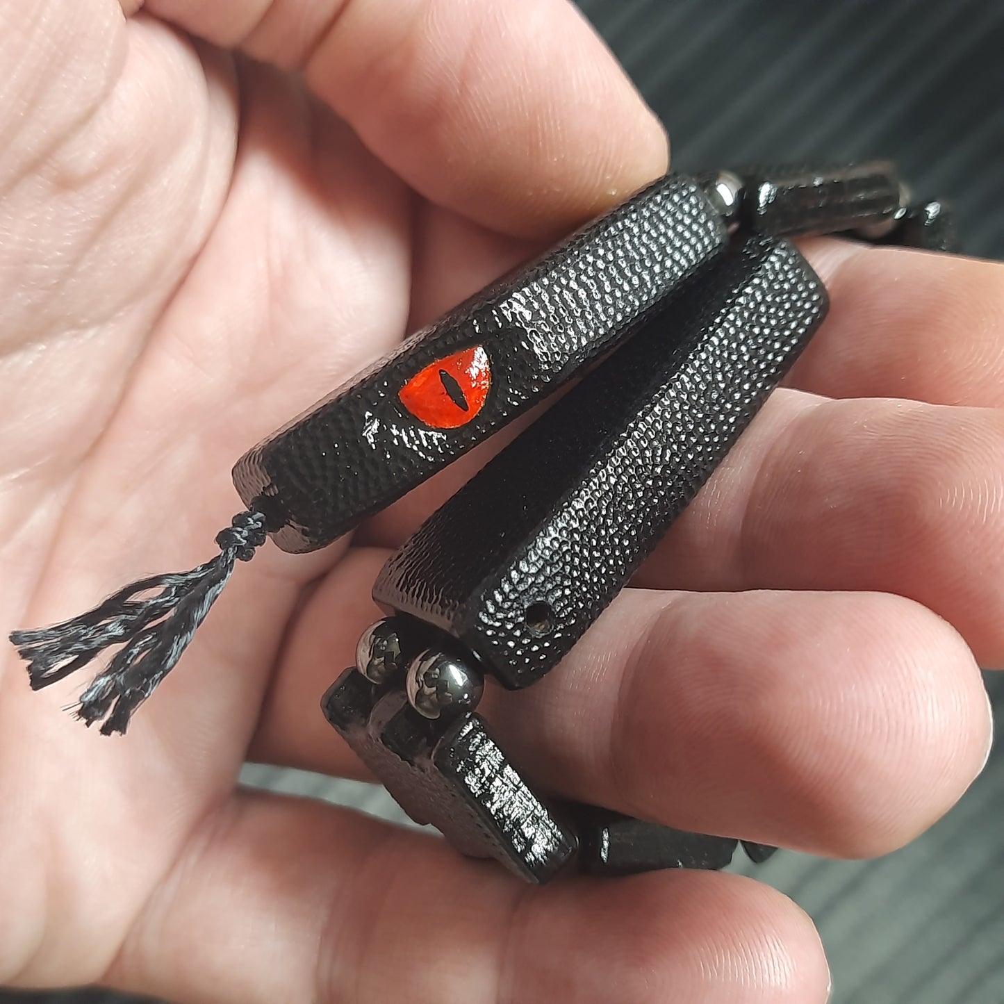 Chetki wooden "Black snake" v3, handmade (SCU: 250902)