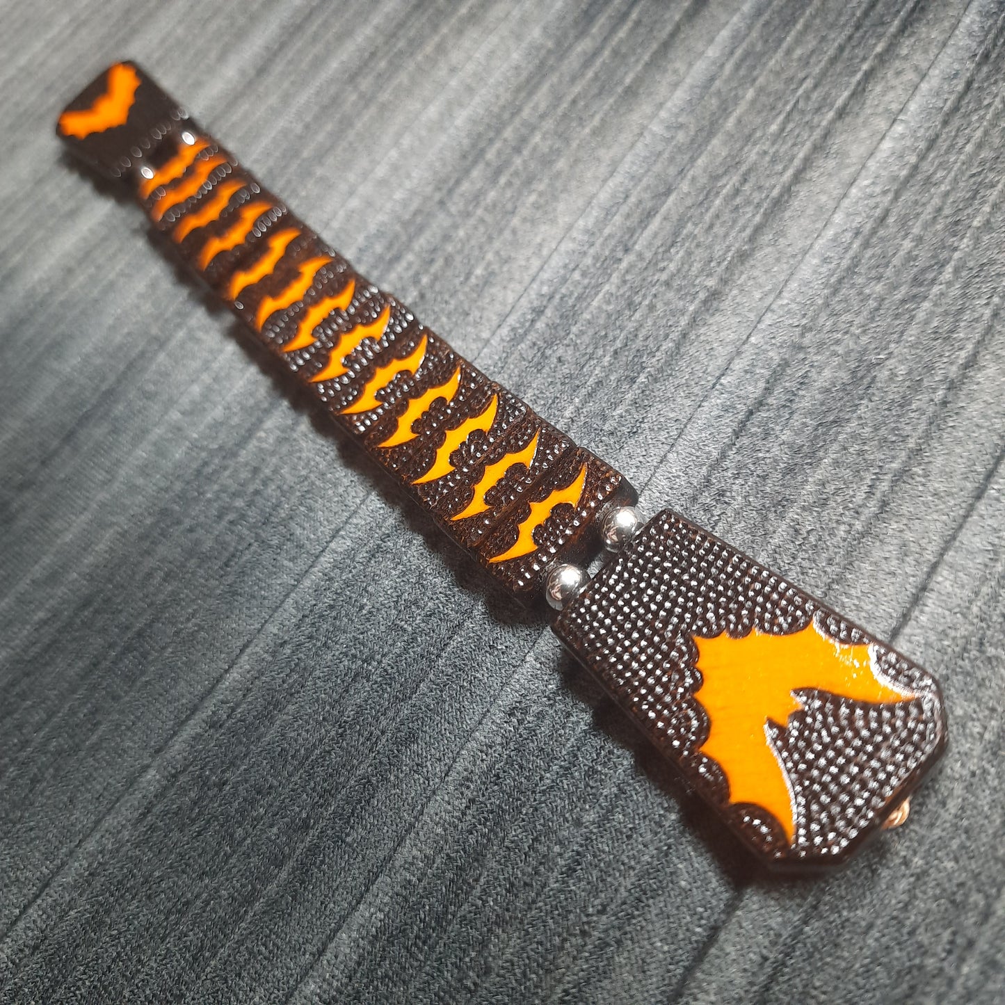 Chetki handmade wooden "Halloween Bat"