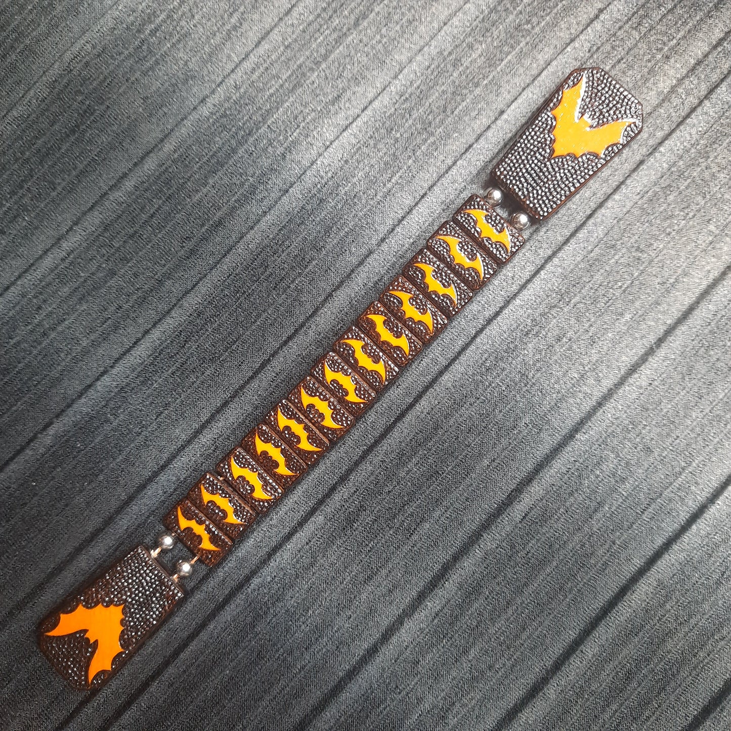 Chetki handmade wooden "Halloween Bat"