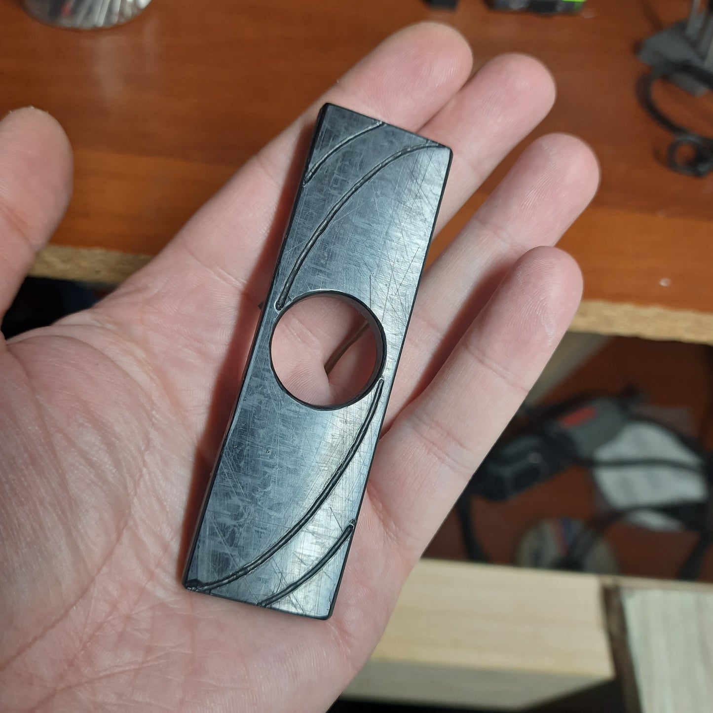 Worry plank delrin handmade