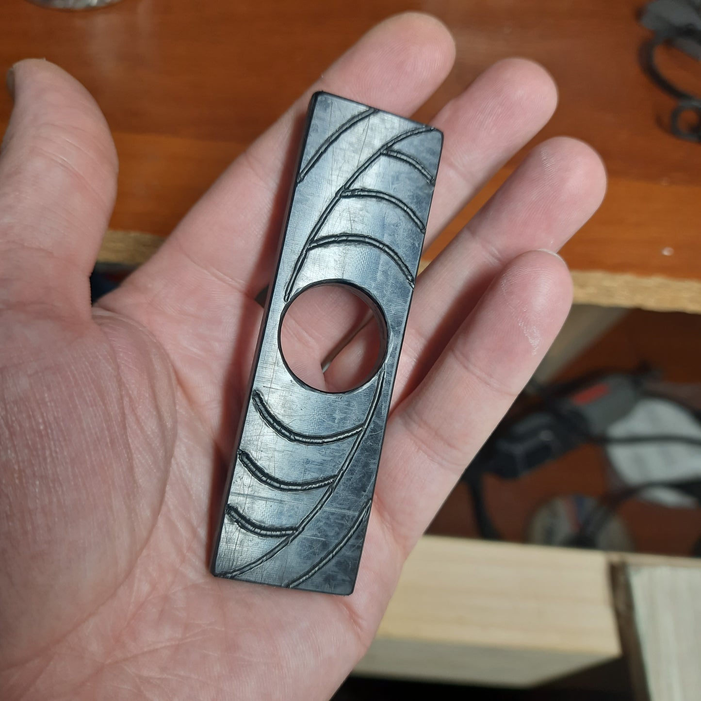 Worry plank delrin handmade