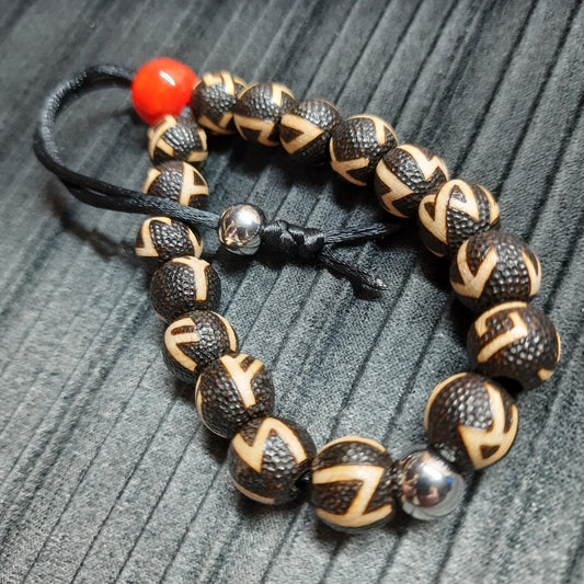 Komboloi bracelet handmade "Runes"