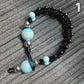 Chetki bracelet handmade "Bright satellite" (251005-01/06)