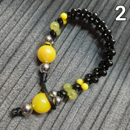 Chetki bracelet handmade "Bright satellite" (251005-01/06)