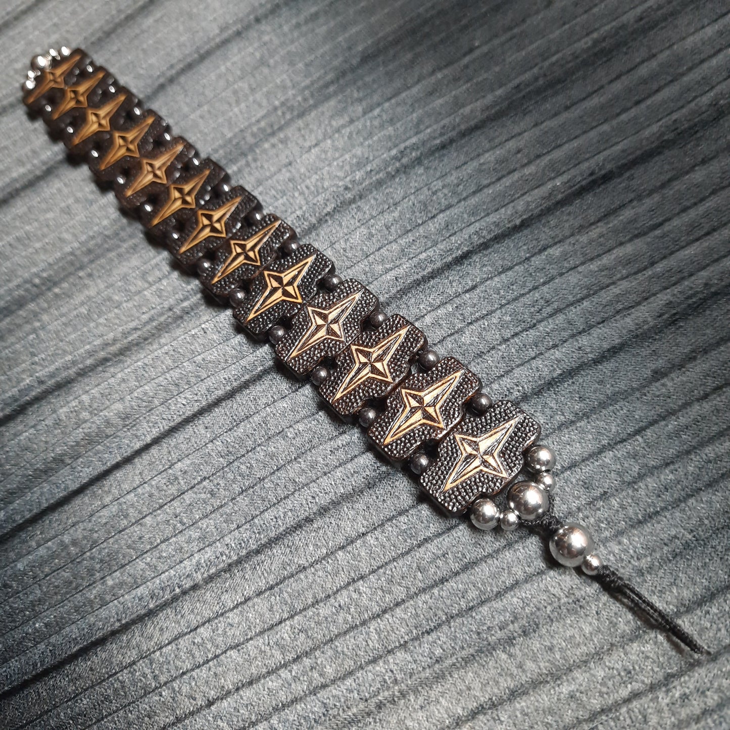 Chetki wooden handmade "Wind rose" flat version