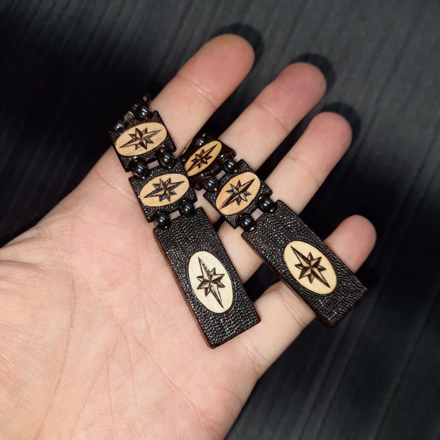 Chetki handmade wooden "Wind Rose Road"