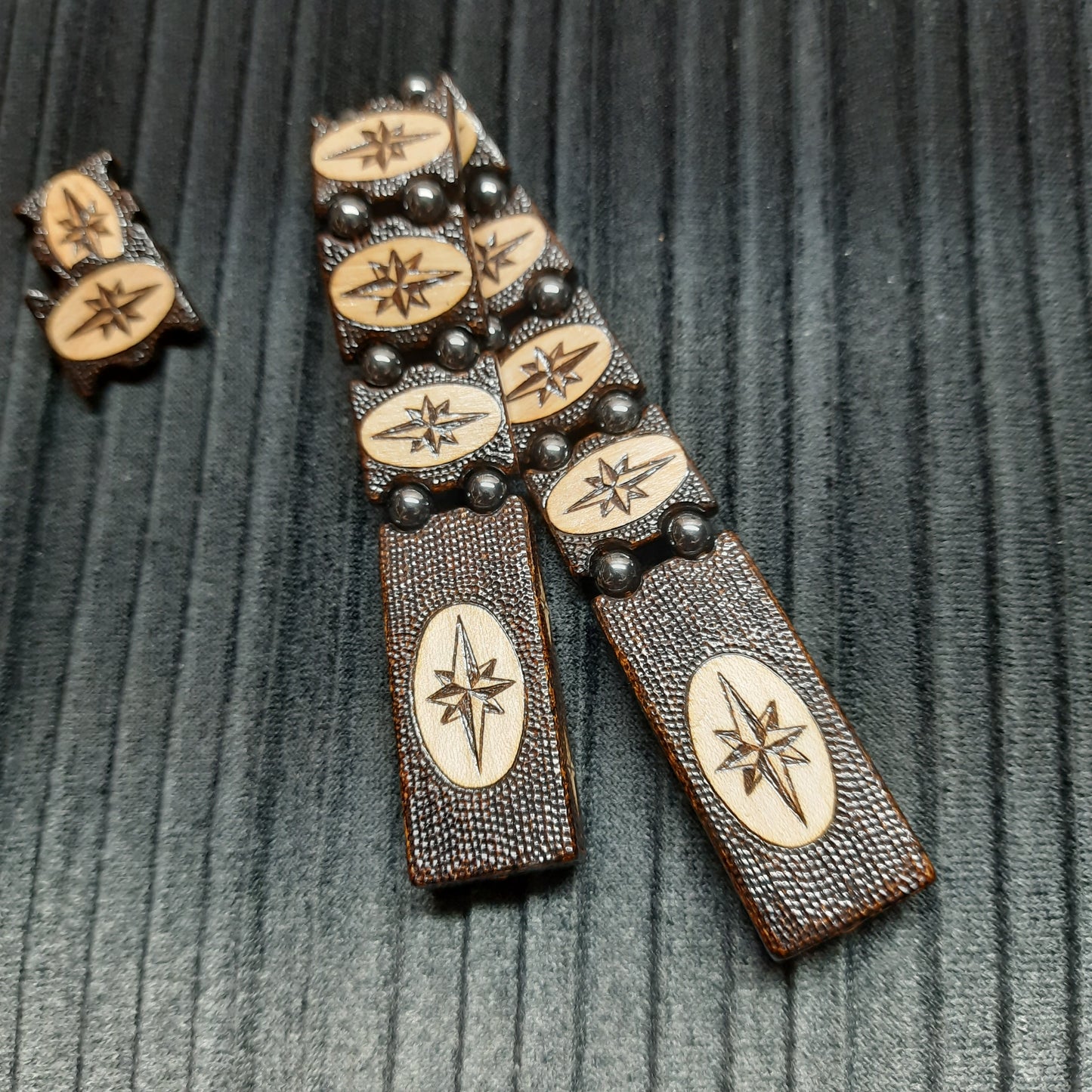 Chetki handmade wooden "Wind Rose Road"