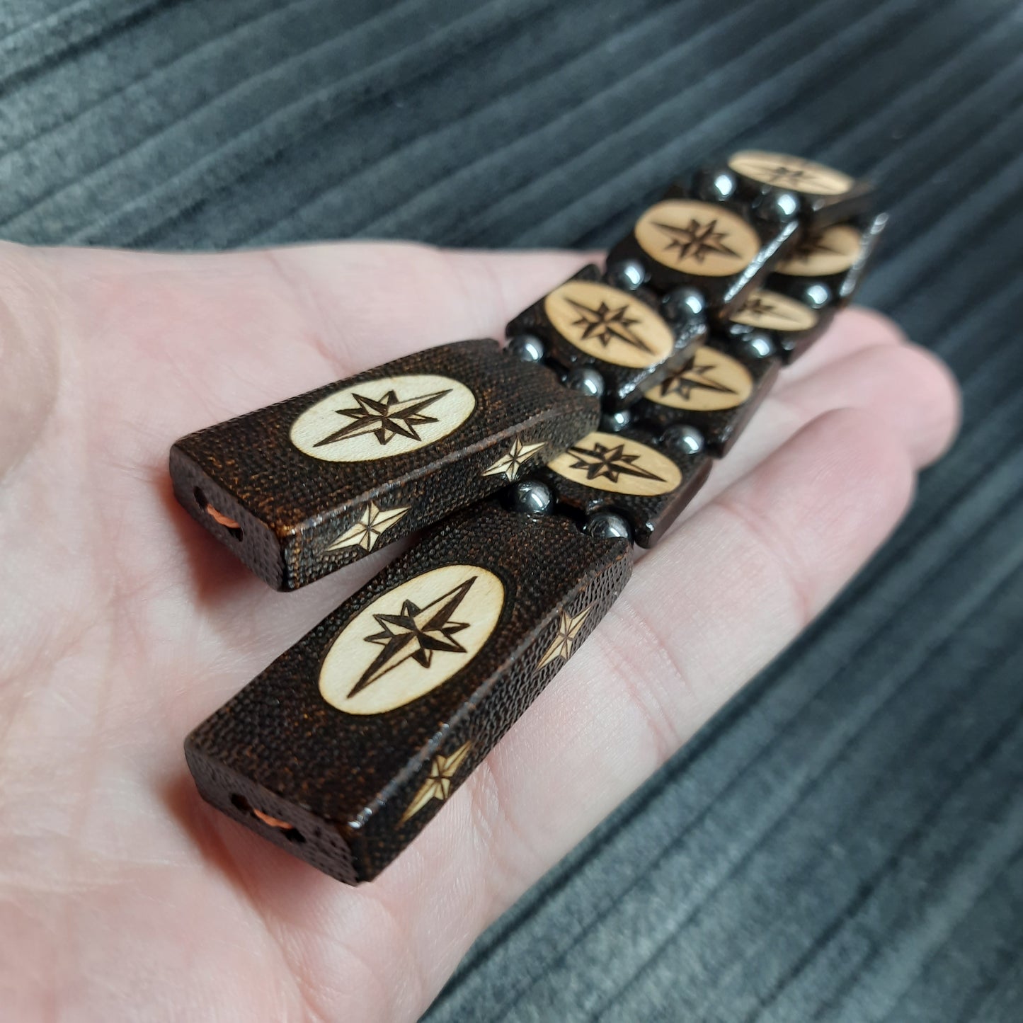 Chetki handmade wooden "Wind Rose Road"