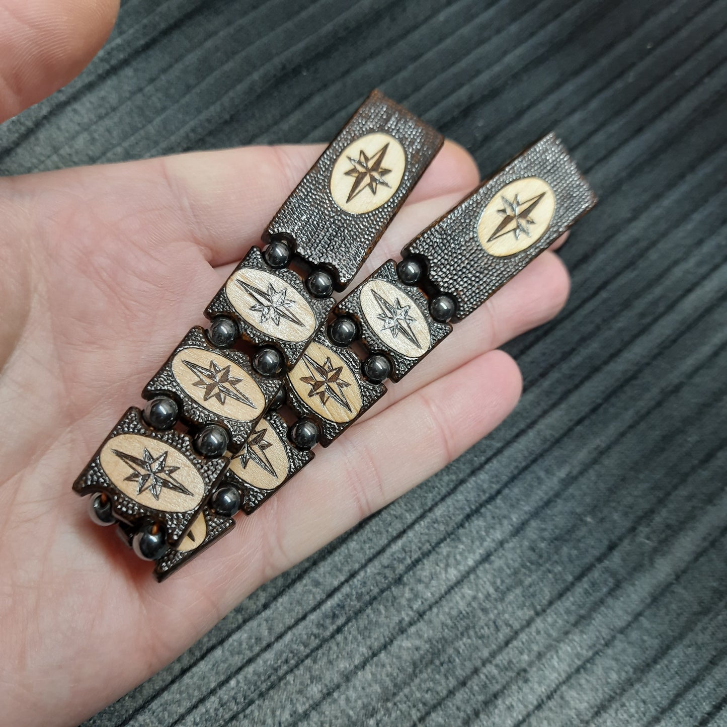 Chetki handmade wooden "Wind Rose Road"