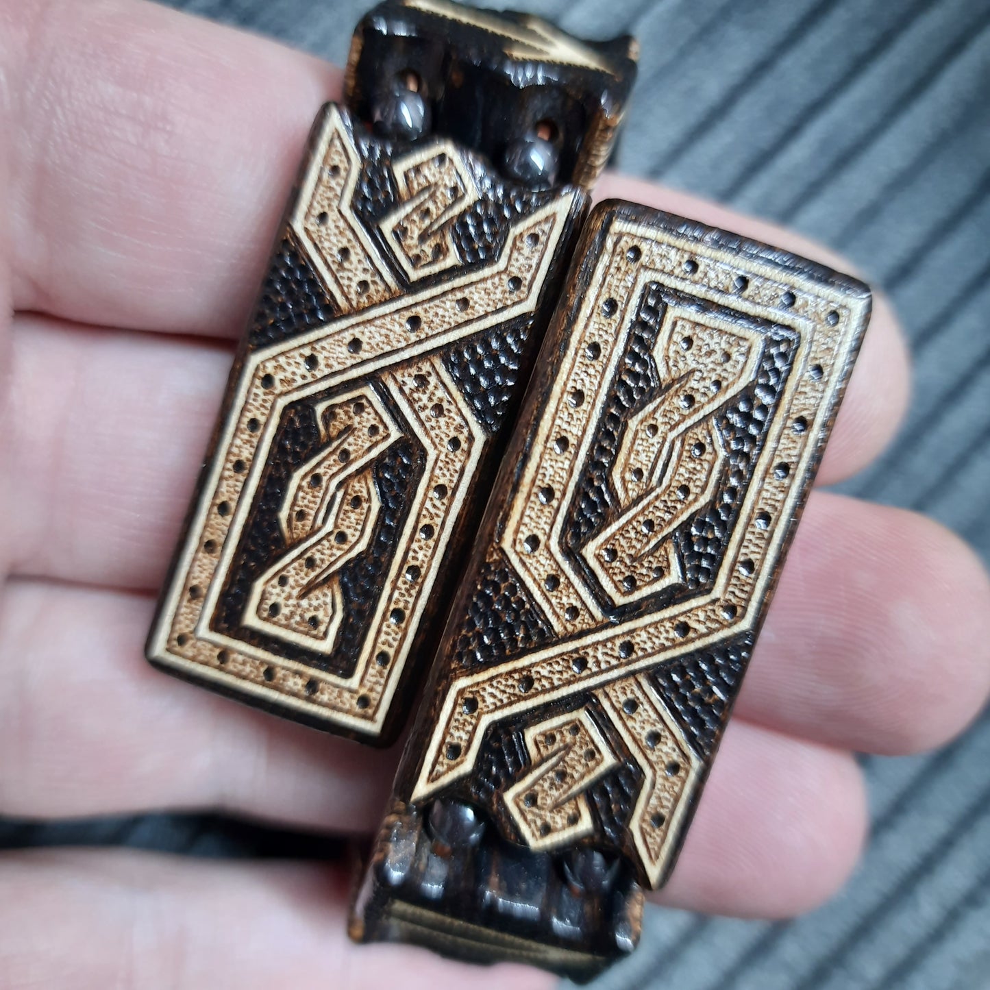 Chetki handmade wooden "The Legendary Runebearer"