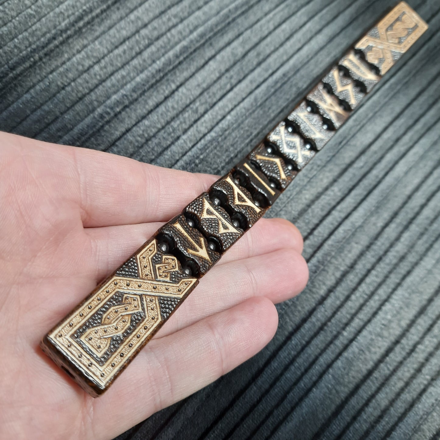 Chetki handmade wooden "The Legendary Runebearer"