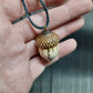 Amulet wooden handmade "Runic acorn"  (251121-2)