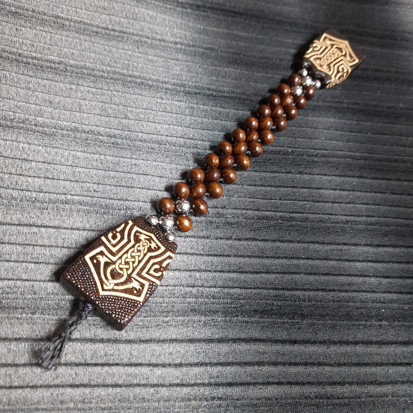 Chetki wooden handmade "Thor's Hammer"