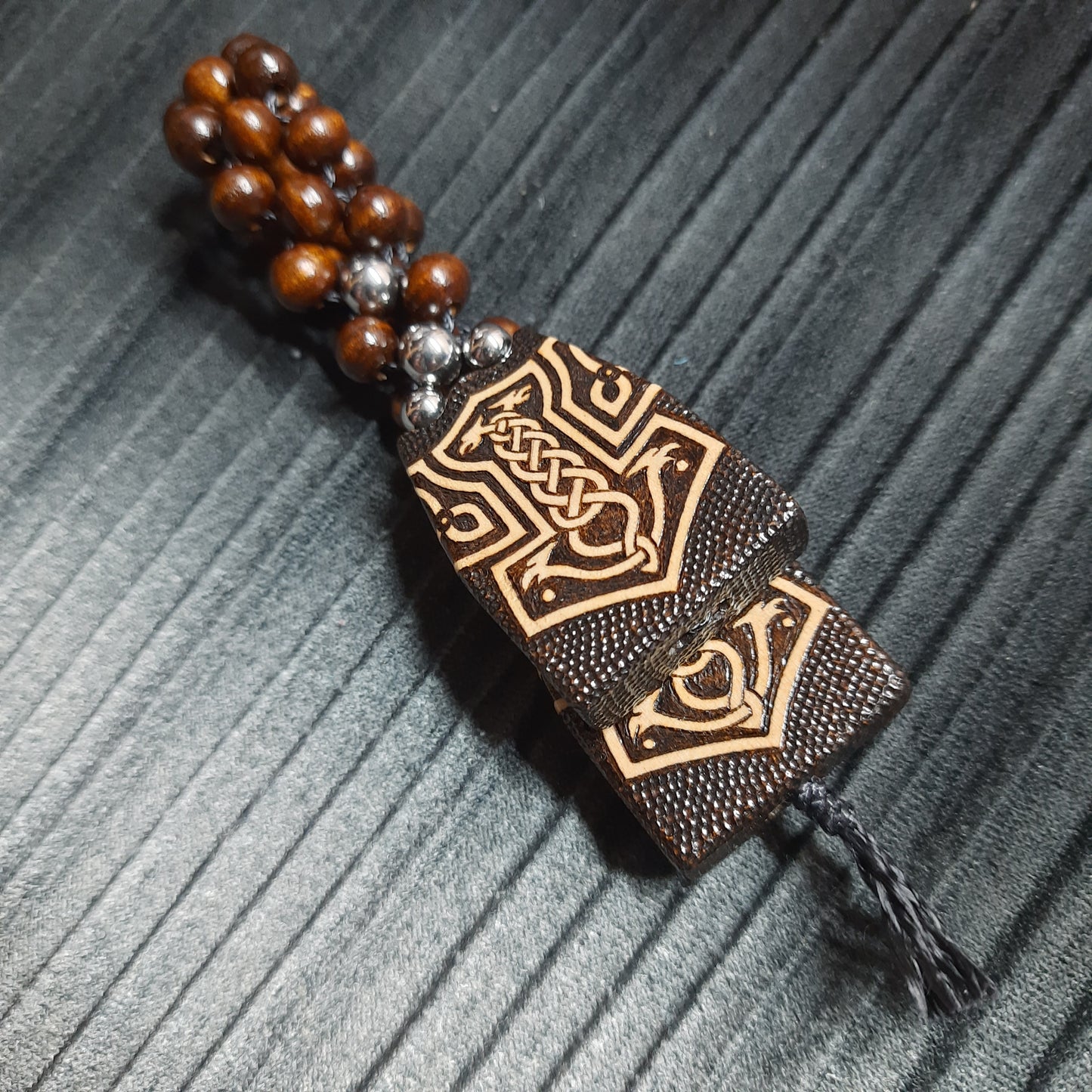 Chetki wooden handmade "Thor's Hammer"