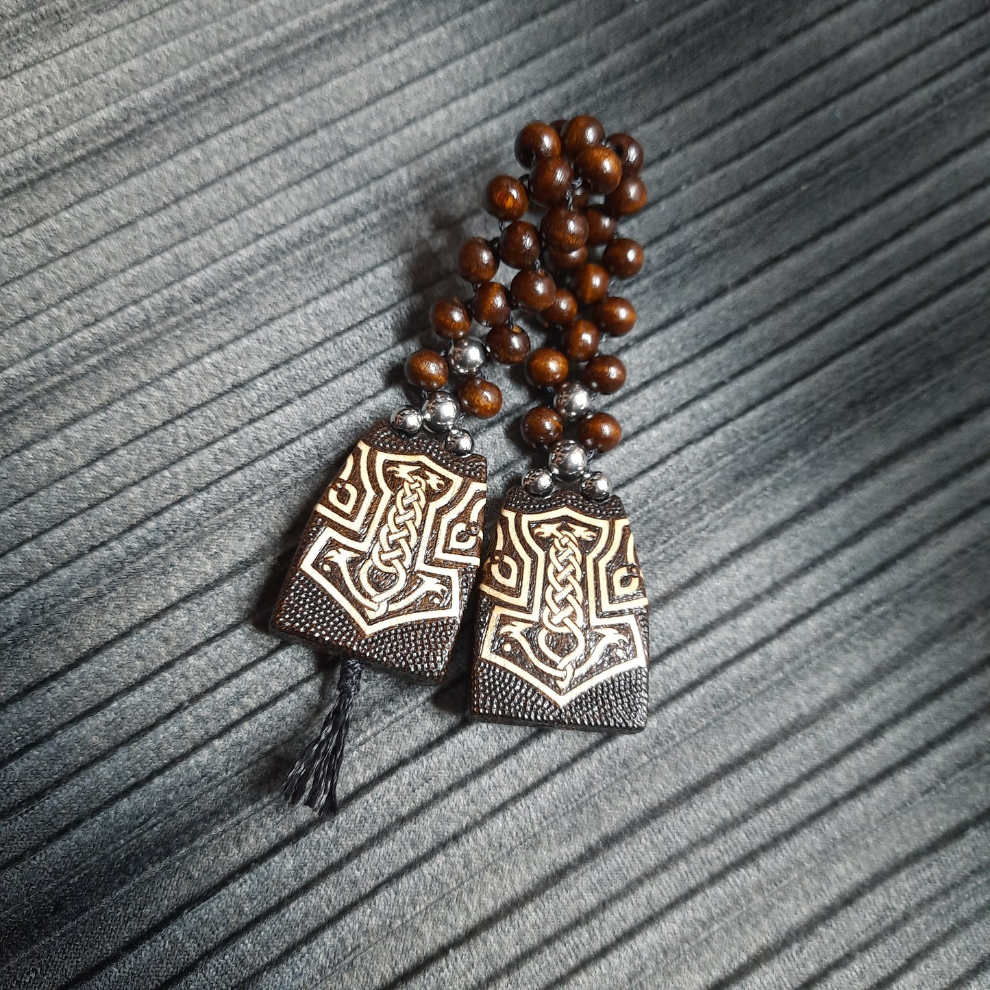 Chetki wooden handmade "Thor's Hammer"