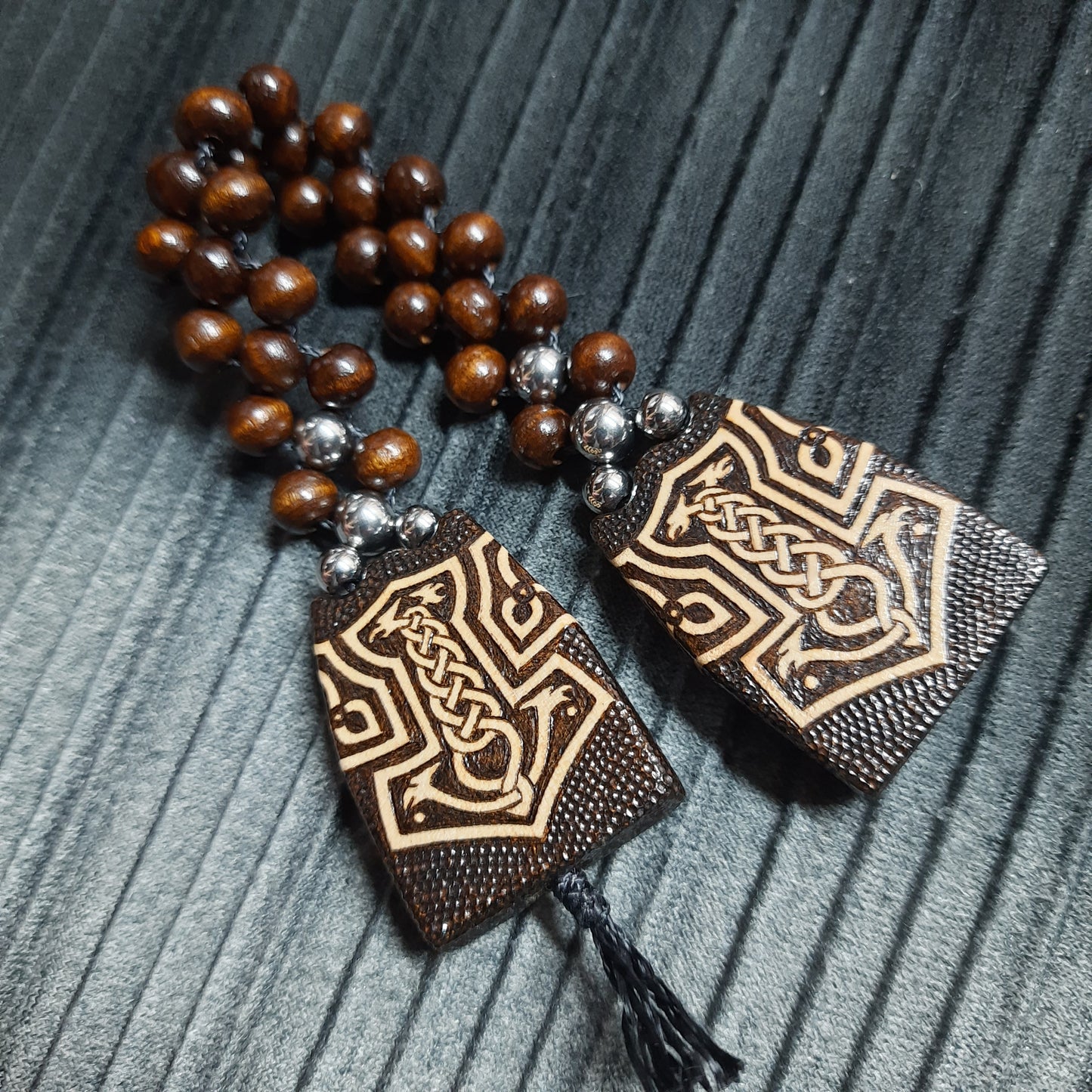 Chetki wooden handmade "Thor's Hammer"