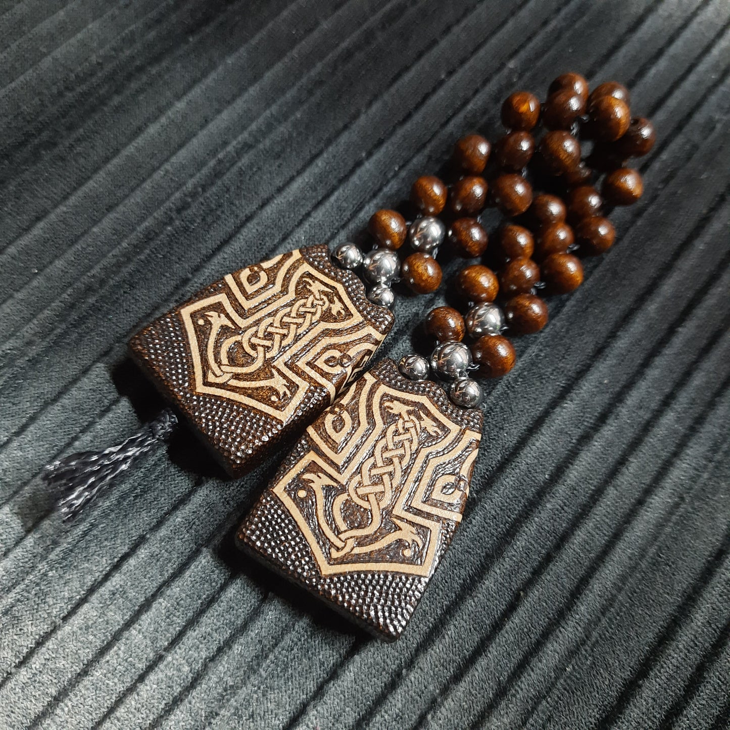 Chetki wooden handmade "Thor's Hammer"