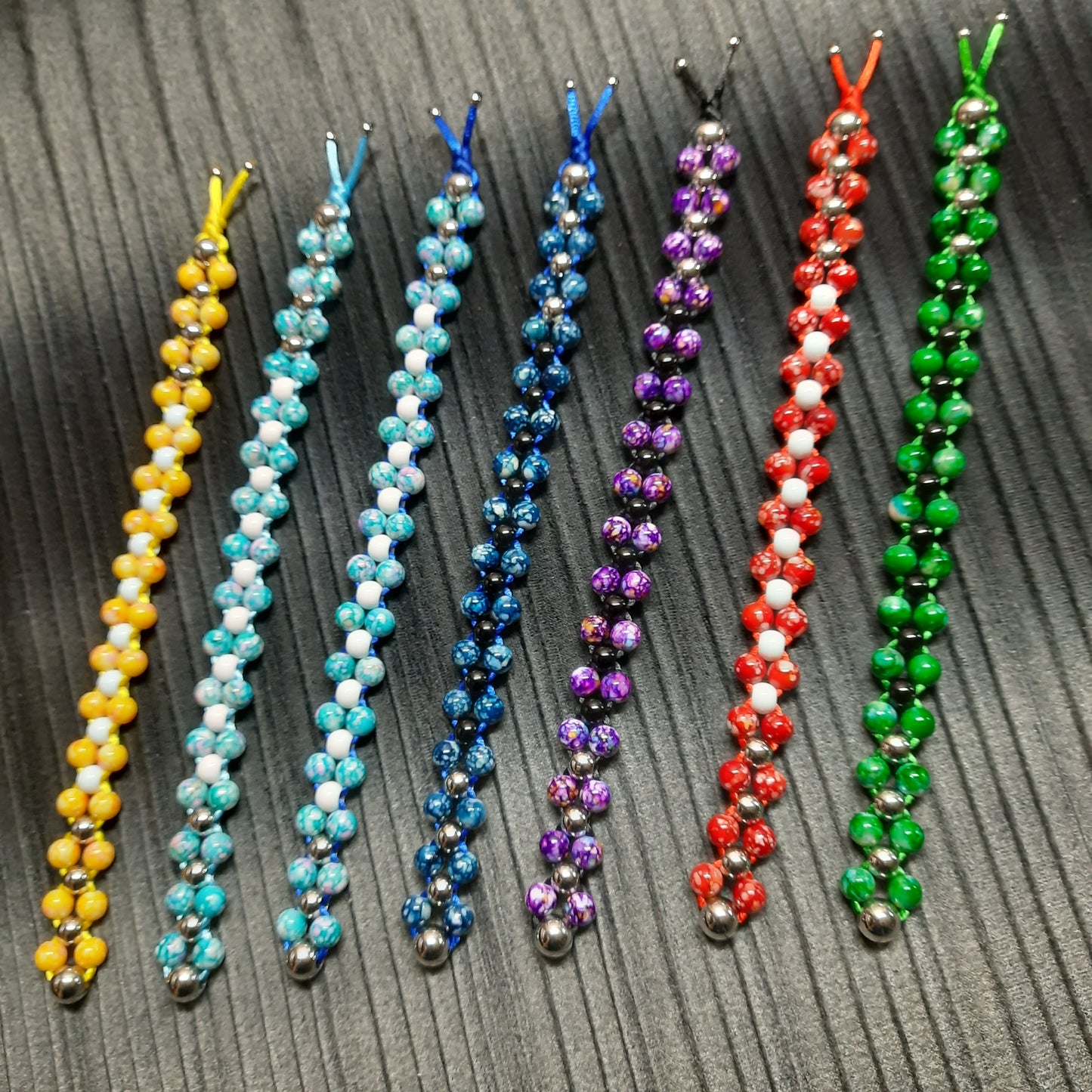 Chetki handmade "Bright silk satellite"