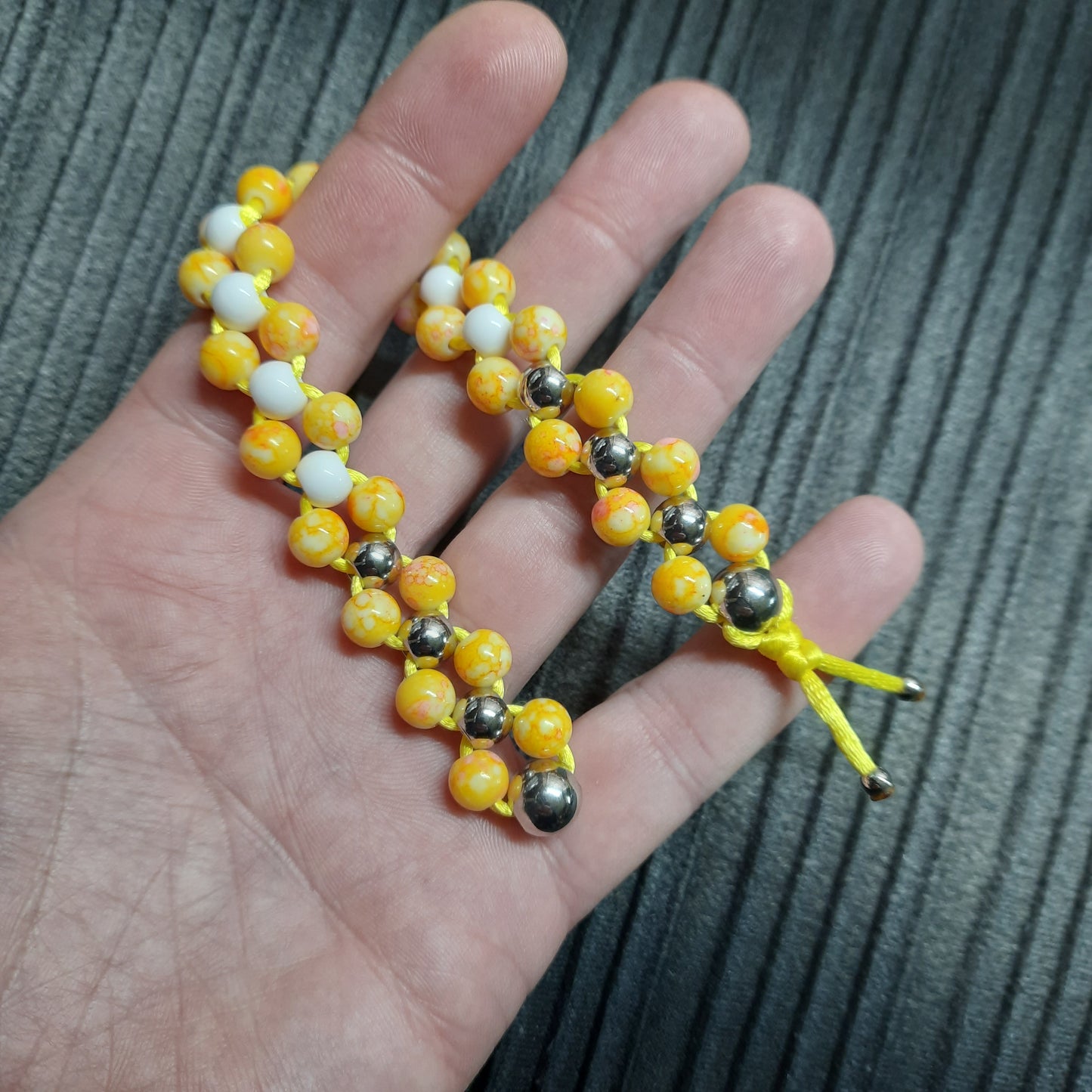 Chetki handmade "Bright silk satellite"