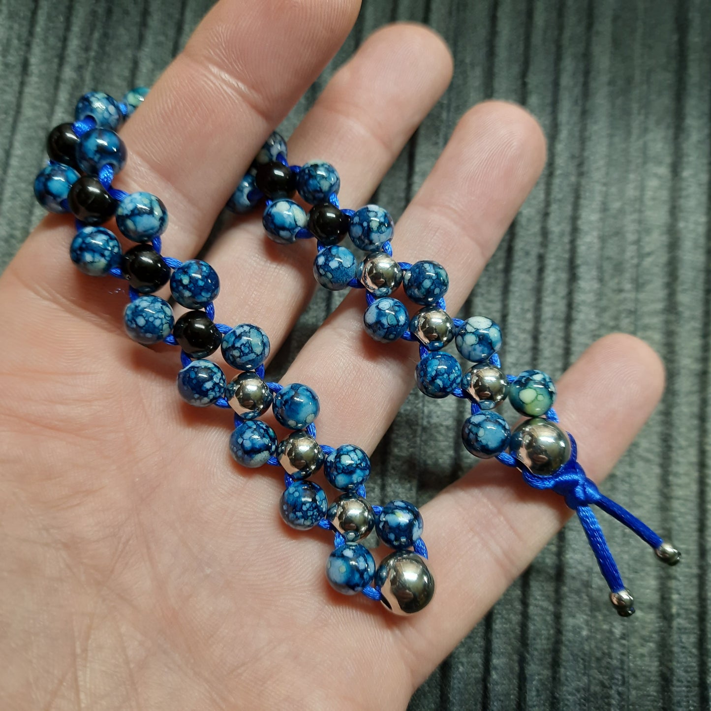 Chetki handmade "Bright silk satellite"