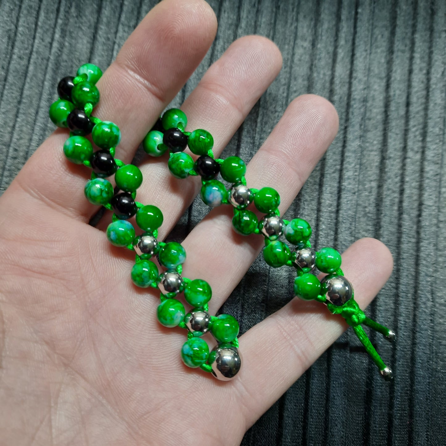 Chetki handmade "Bright silk satellite"